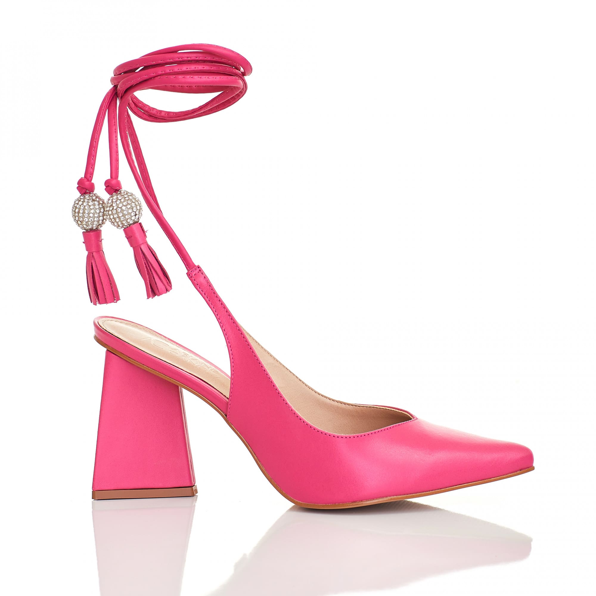 SCARPIN COURO ALICE - PINK
