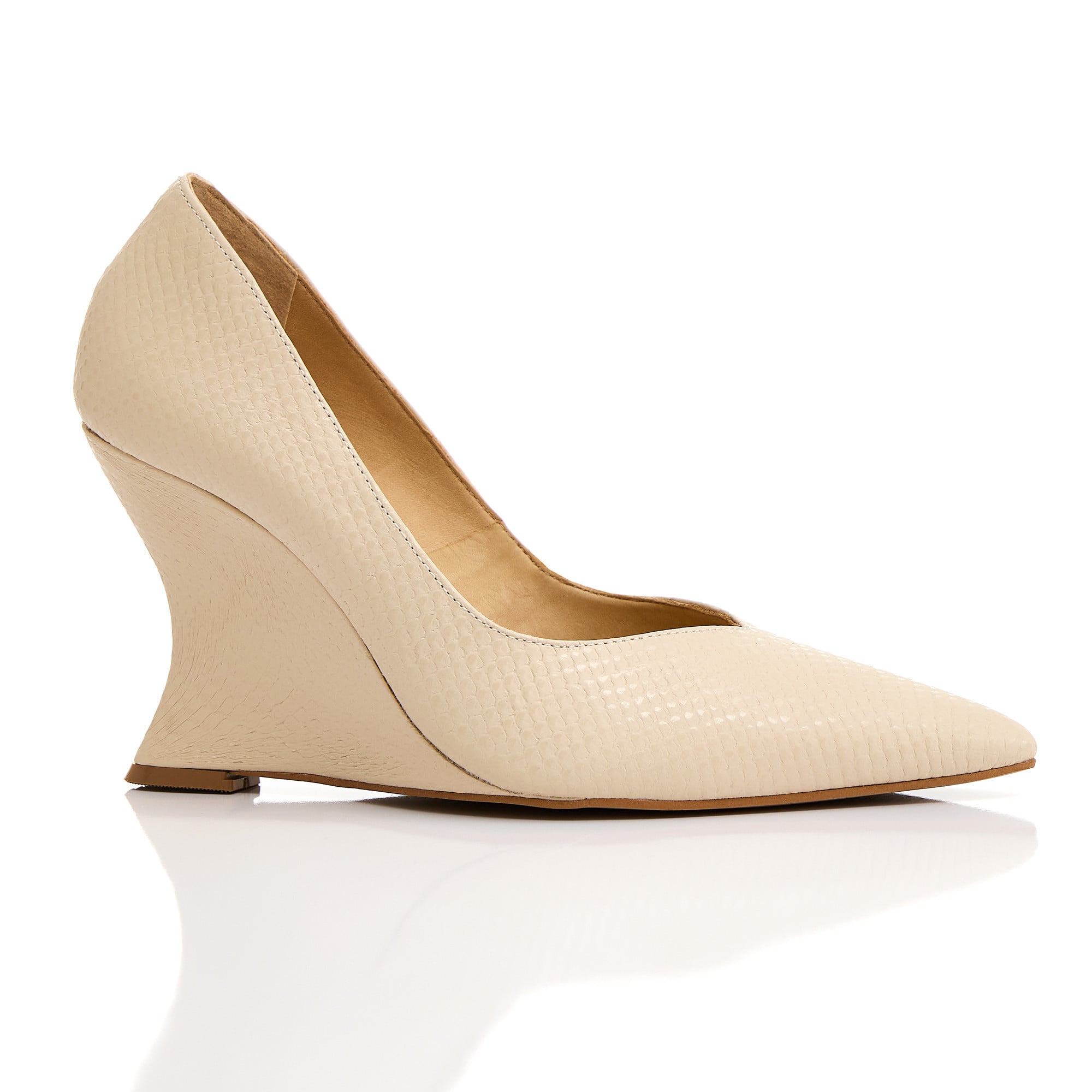 SCARPIN PLATAFORMA VENICE - OFF WHITE