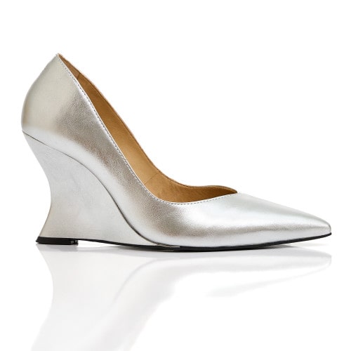 SCARPIN PLATAFORMA VENICE - PRATA