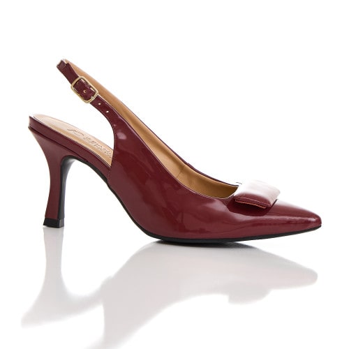 SCARPIN VERNIZ MÉDIO LIZA - VINHO
