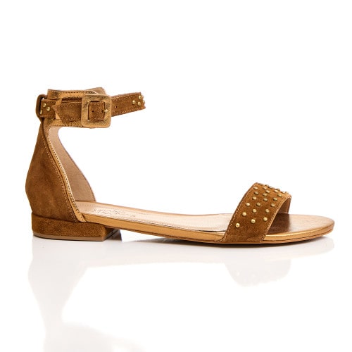 RASTEIRA COURO NOBUCK SERENA - CAFÉ