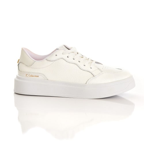 TENIS COURO LU  - BRANCO