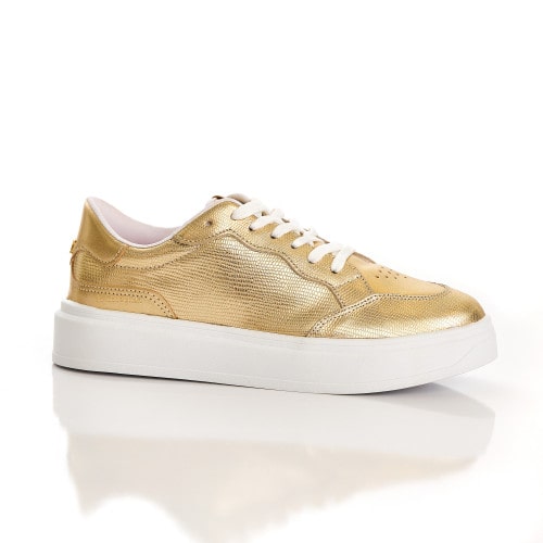 TENIS COURO LU  - OURO LIGHT