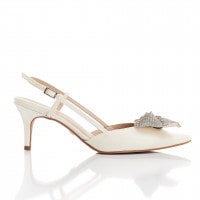 SLINGBACk COURO LANA - OFF WHITE